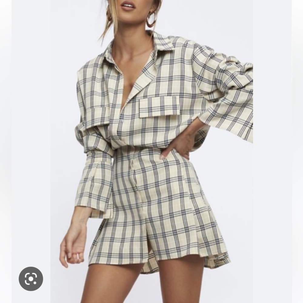 Lioness Button Front Shirt Dress- Size XS